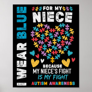 Póster En Abril, Me Pongo Azul Por La Conciencia Sobre El