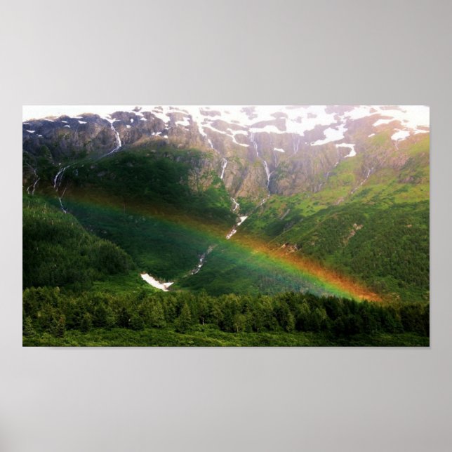 Póster En algún lugar sobre el arcoiris en Alaska (Frente)
