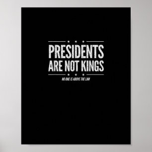 Póster En América Los Presidentes No Son Reyes Retro Clás