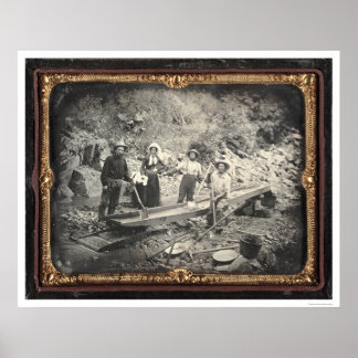 Póster En Auburn Ravine, 1852, de Joseph Blaney Starkweat