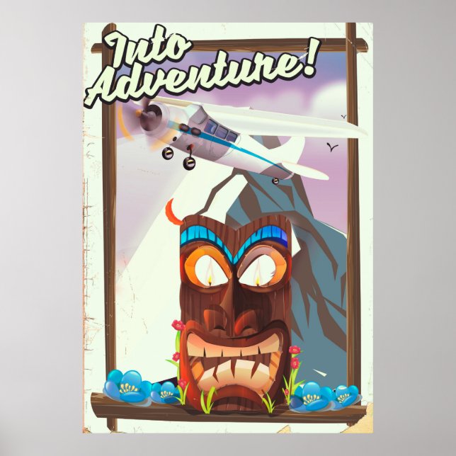 Póster ¡en aventura! (Frente)