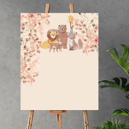 Póster En Blanco Crea Tu Propia Grasa Boho Safari Pampas