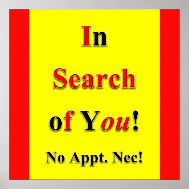 Póster En busca de su Poster Matte (Frente)