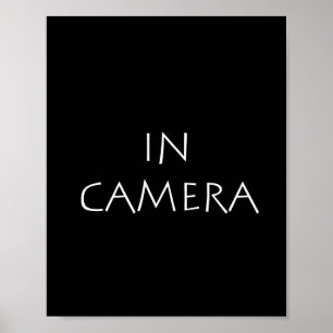Póster En cámara