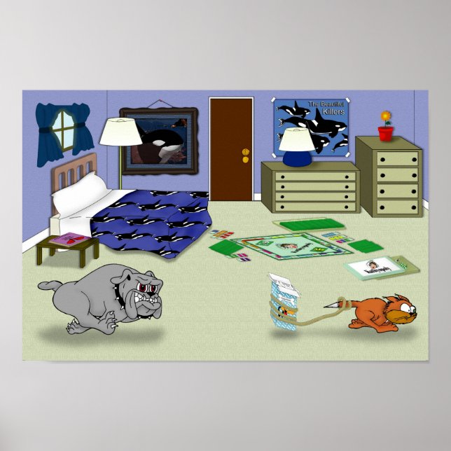 Póster En carrera (Frente)