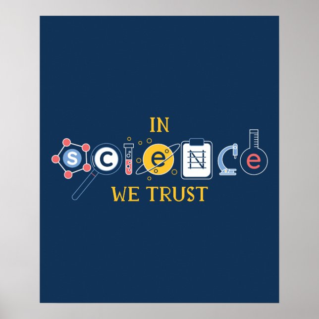 Póster En ciencia confiamos (Frente)