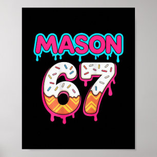 Póster (en Ck) Seis Siete Helados Deportes 67 Mason Me