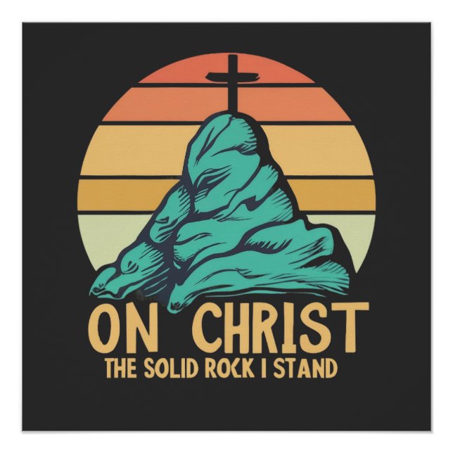 Póster En Cristo la Roca Sólida que sostengo (Anverso)