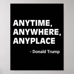 Póster En cualquier lugar del mundo, Donald Trump 2024 ci
