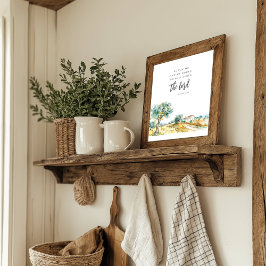 Póster En cuanto a mí y a mi casa Paisaje mediterráneo
