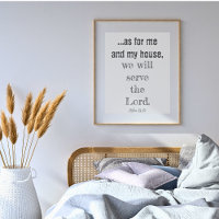 En cuanto a mí y a mi casa, serviremos al Señor