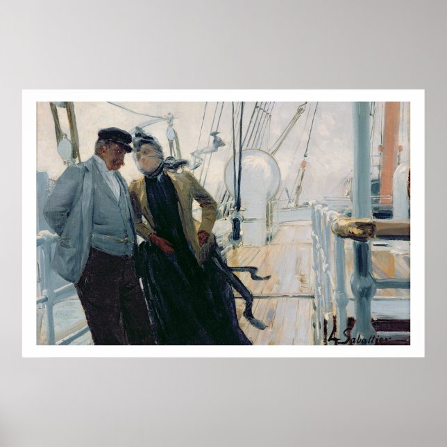 Póster En cubierta (aceite sobre lienzo) (Frente)