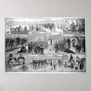 Póster En deber del desahucio en Irlanda