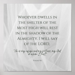 Póster En Dios, confiaré.