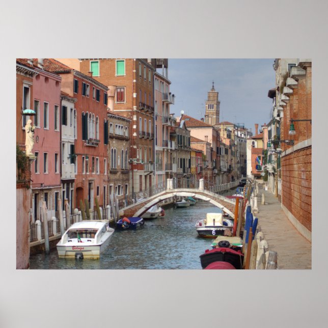 Póster En Dorsoduro, Venecia Italia (Frente)