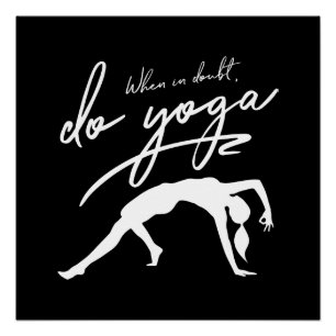 Póster En Duda, ¿El Personalizado De Yoga Está Blanco?