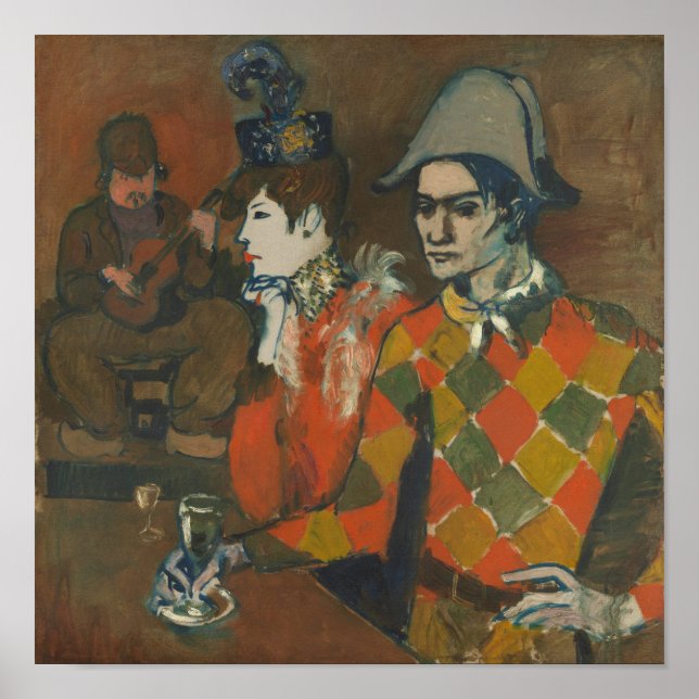 Póster En el ágilo Lapin, por Pablo Picasso (Frente)