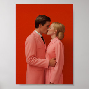 Póster En el amor en rojo