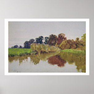 Póster En el Arun, alimente, Sussex