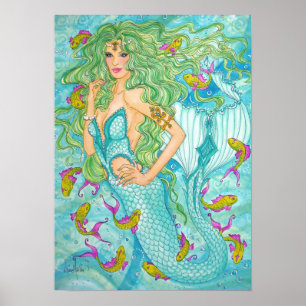 Póster En el azul de Diana S Martin