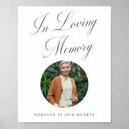 Póster En el Boda del guión de la elegancia vintage de la