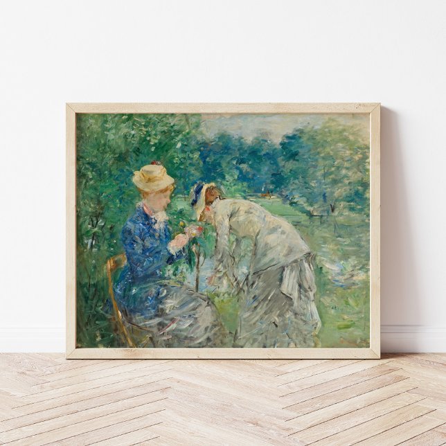 Póster En el Bois de Boulogne | Berthe Morisot (Subido por el creador)