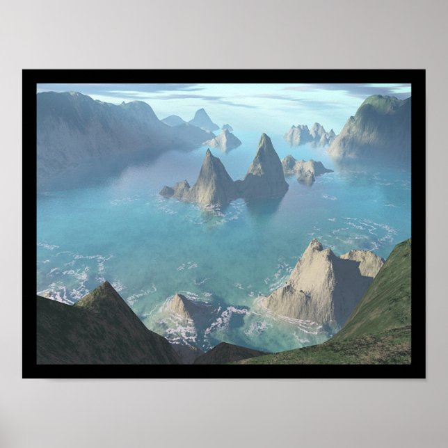 Póster En el borde (Frente)