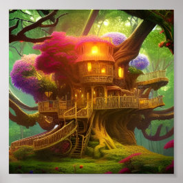 Póster En el bosque Elven