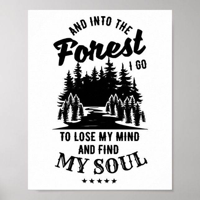 Póster En el bosque voy (Frente)