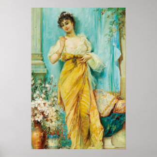 Póster En el Boudoir por Hans Zatzka - poster
