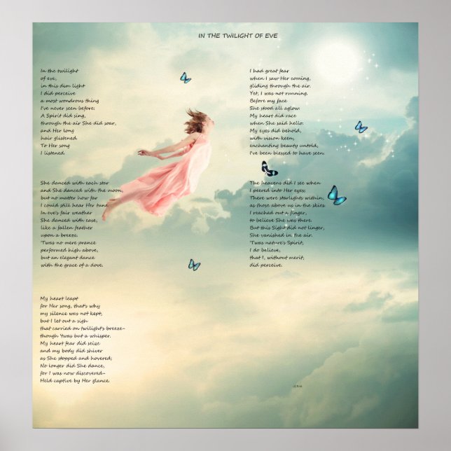 Póster En El Crepúsculo De La Víspera (Frente)