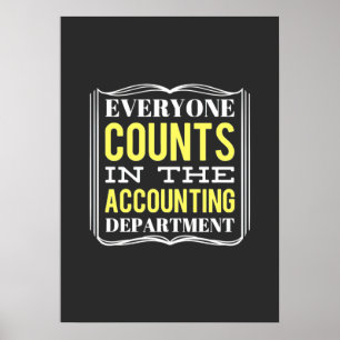 Póster En el Departamento de Contabilidad