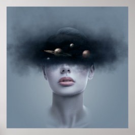 Póster En el espacio.