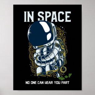 Póster En el espacio nadie puede oír el pedo - Chiste Fa