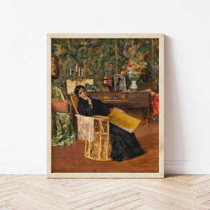 Póster En el estudio   William Merritt Chase