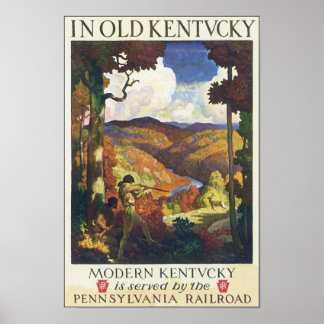 Póster En el Ferrocarril Old Kentucky Pennsylvania