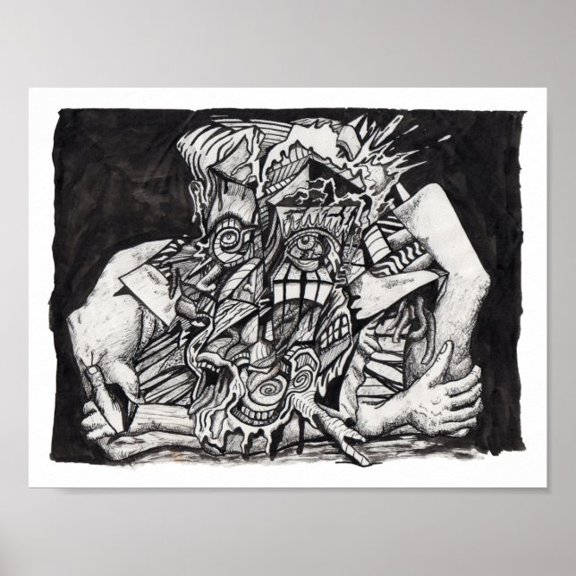 Póster En el Grip, por Brian Benson, (Frente)