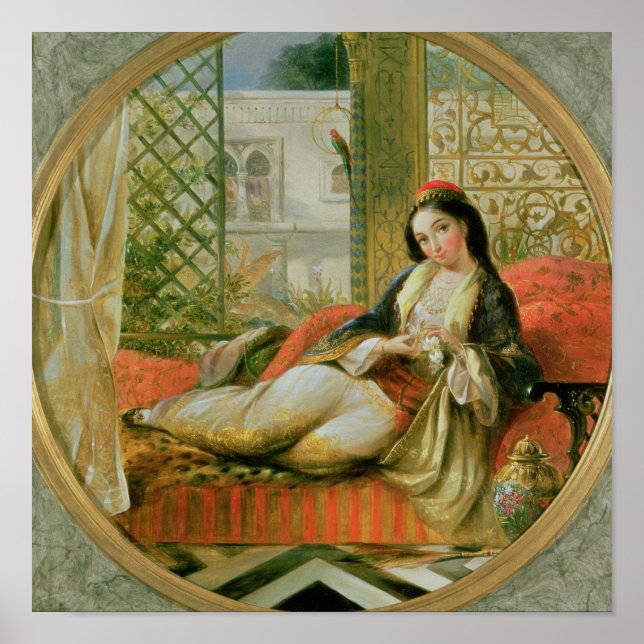 Póster En el harem (Frente)