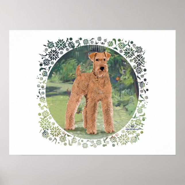 Póster En el jardín (Frente)