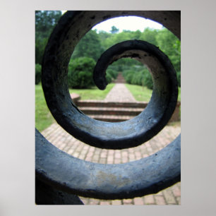 Póster En el jardín