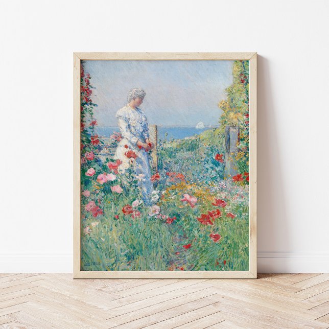 Póster En el jardín | Childe Hassam (Subido por el creador)