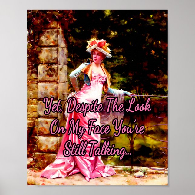 Póster En el jardín de Frederic Soulacroix (Frente)