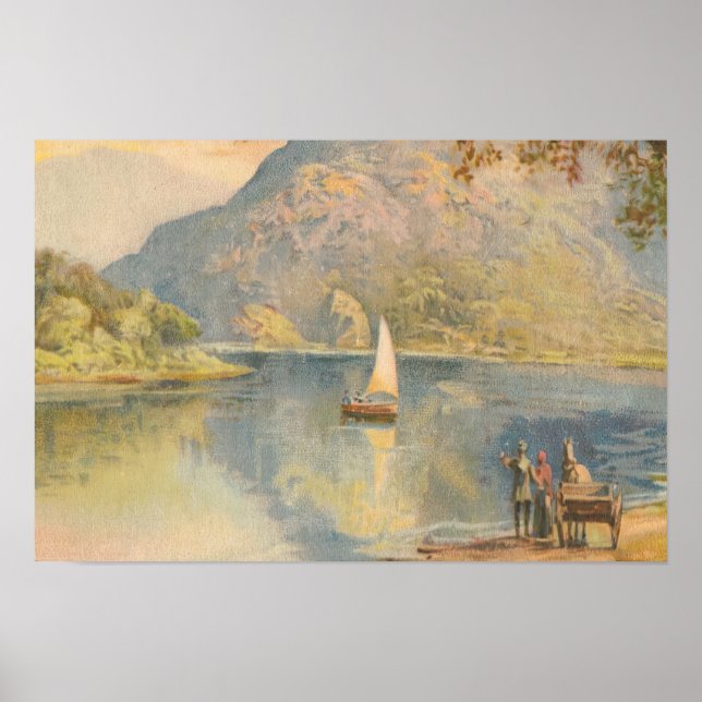 Póster En el lago superior, Killarney (Frente)