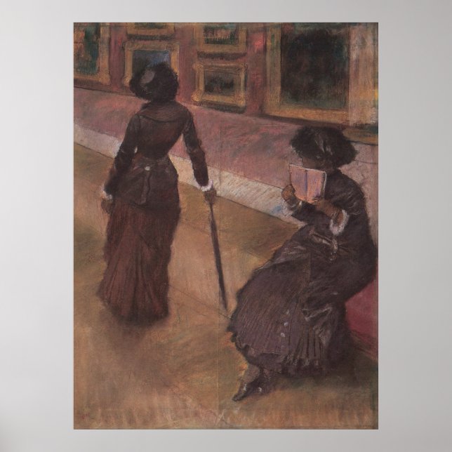 Póster En el Louvre (Frente)