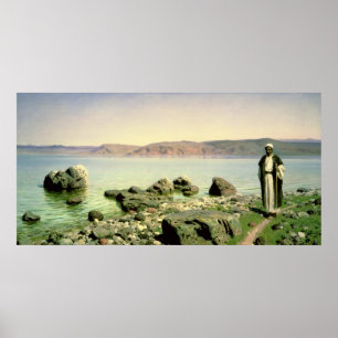 Póster En el mar de Galilea, 1888