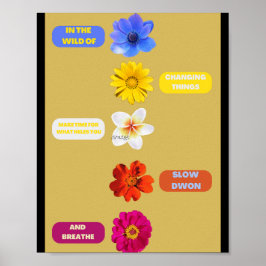 Póster En el medio de cambiar las cosas. POR SMILE