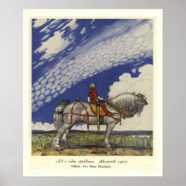 Póster En el mundo entero por John Bauer