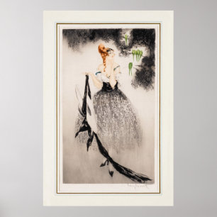 Póster En el nido, 1922 por Louis Icart