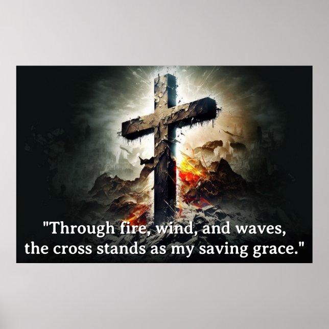 Póster En el ojo de la tormenta - Poster de fe inquebrant (Frente)