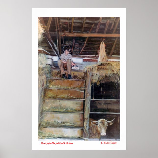 Póster En el pajar (Frente)